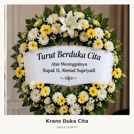 Krans Bunga Duka Cipinang